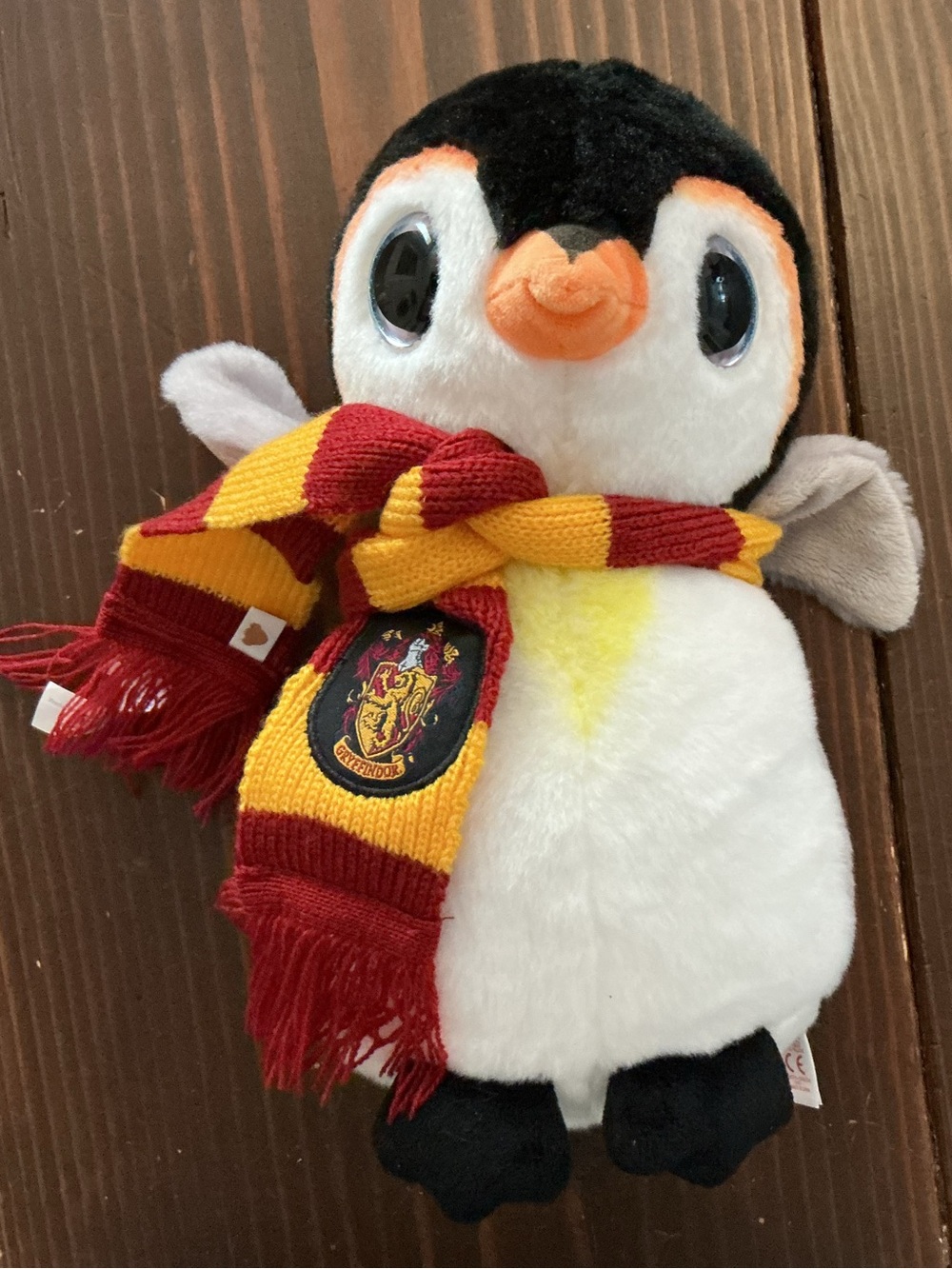 NWOT TY 12” Penguin Stuffie w Harry Potter scarf